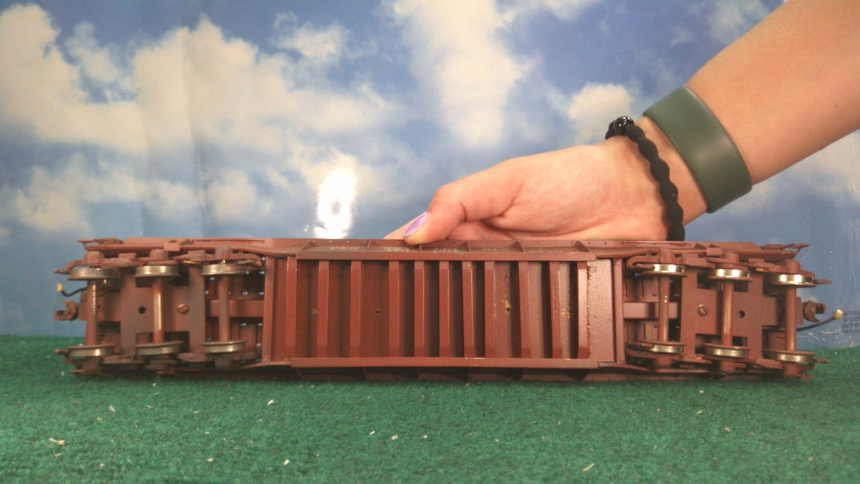 Alco Models Brass Pennsylvania Greenville Well Flat Car