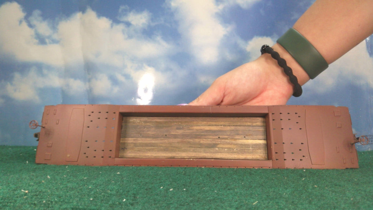 Alco Models Brass Pennsylvania Greenville Well Flat Car