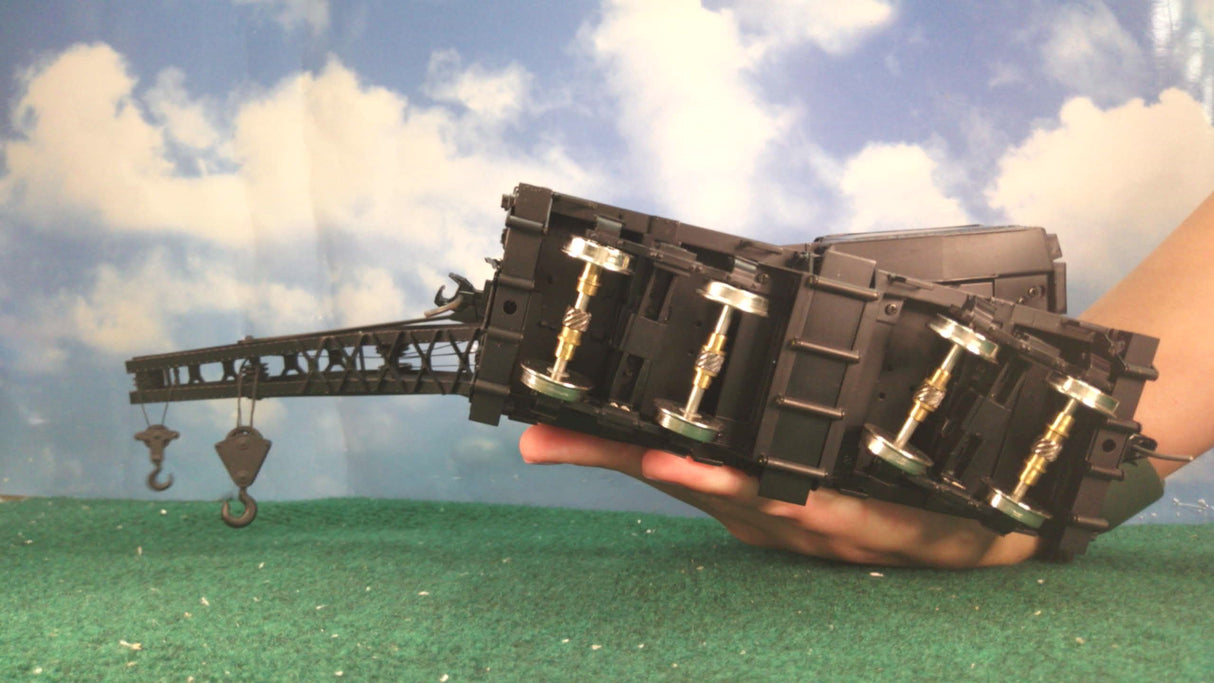 Overland Models Brass Industrial Brownhoist 120-Ton Crane with Open Cab