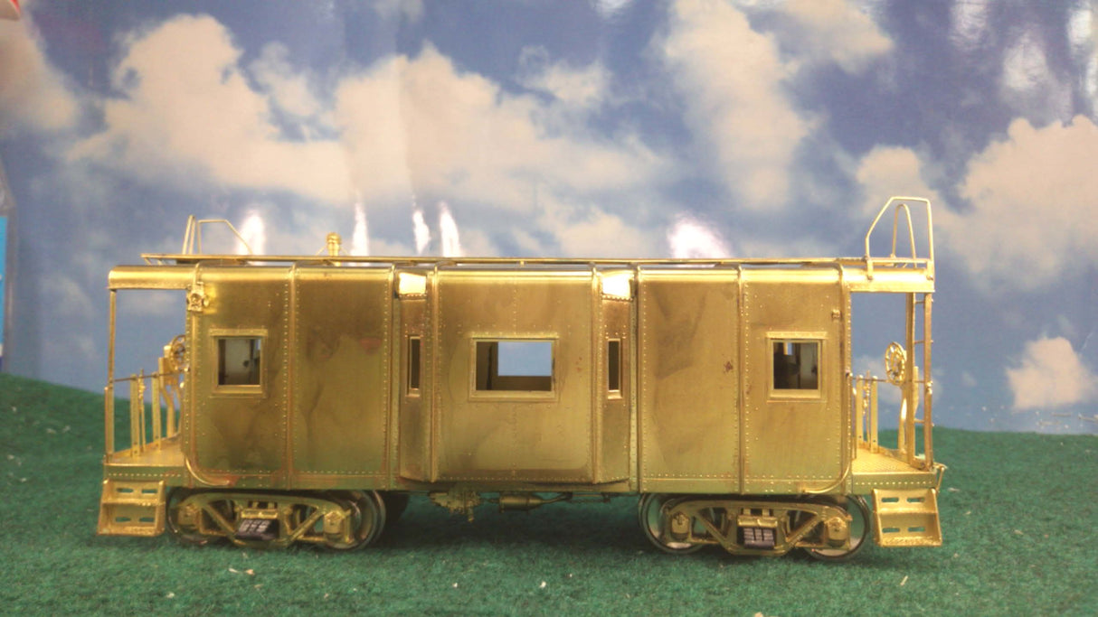 Overland Models Brass Unpainted Baltimore and Ohio Wagon Top I-2 Caboose