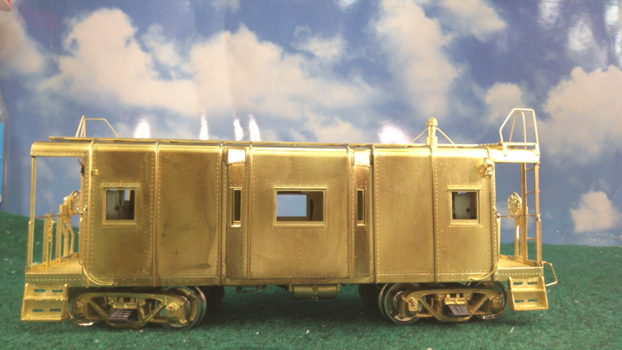Overland Models Brass Unpainted Baltimore and Ohio Wagon Top I-2 Caboose