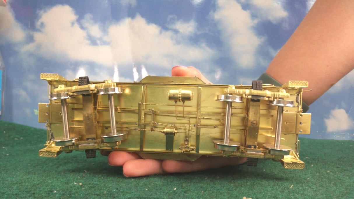 Overland Models Brass Unpainted Baltimore and Ohio Wagon Top I-2 Caboose