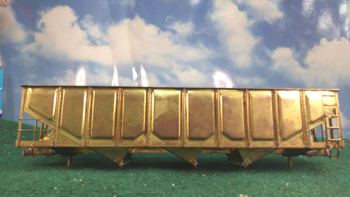 KTM Brass Unpainted Panel Side Triple Hopper Car