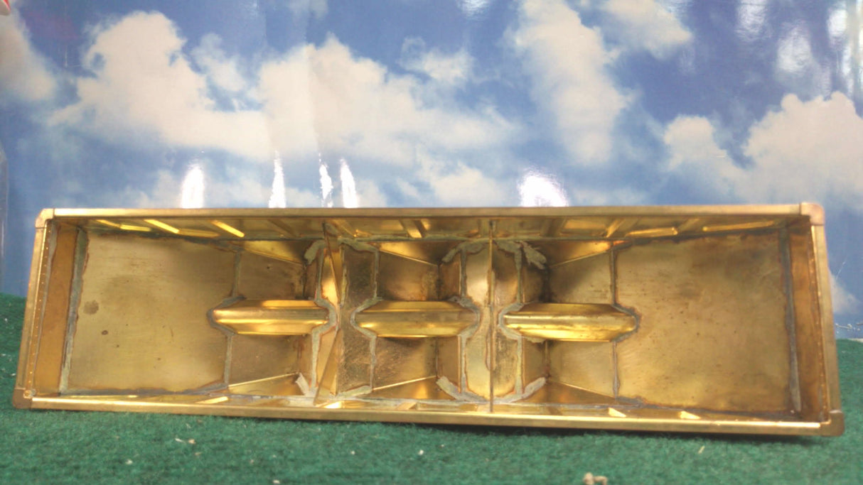 KTM Brass Unpainted Panel Side Triple Hopper Car