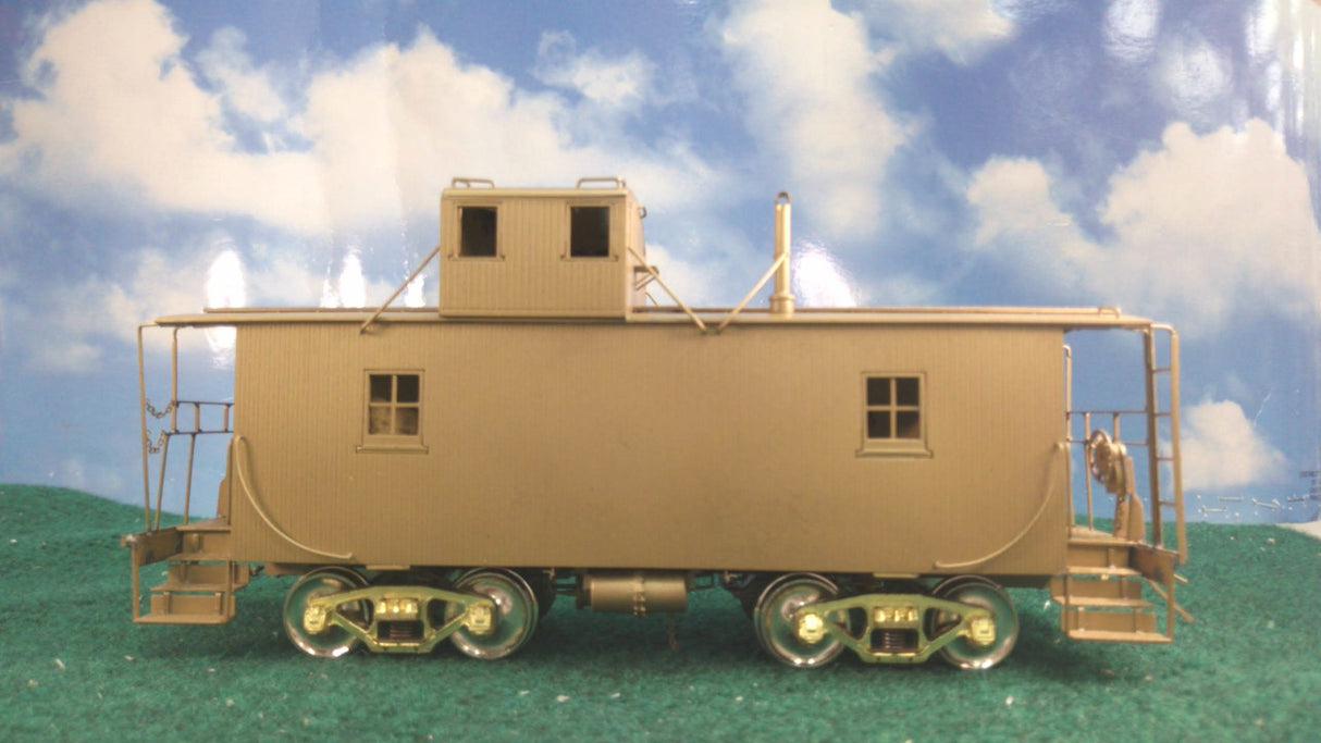Alco Model Brass Unpainted Pennsylvania N5-A Caboose