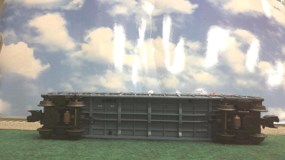 MTH RailKing 30-72249: North Pole Gondola Car w/LED Christmas Lights & Lighted Snowmen