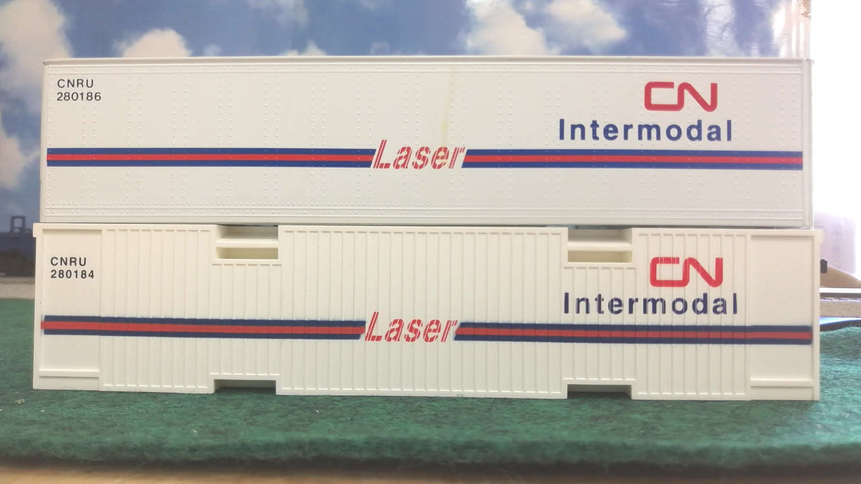 LIONEL 6-16912 - CANADIAN NATIONAL MAXI-STACK FLATCARS USED