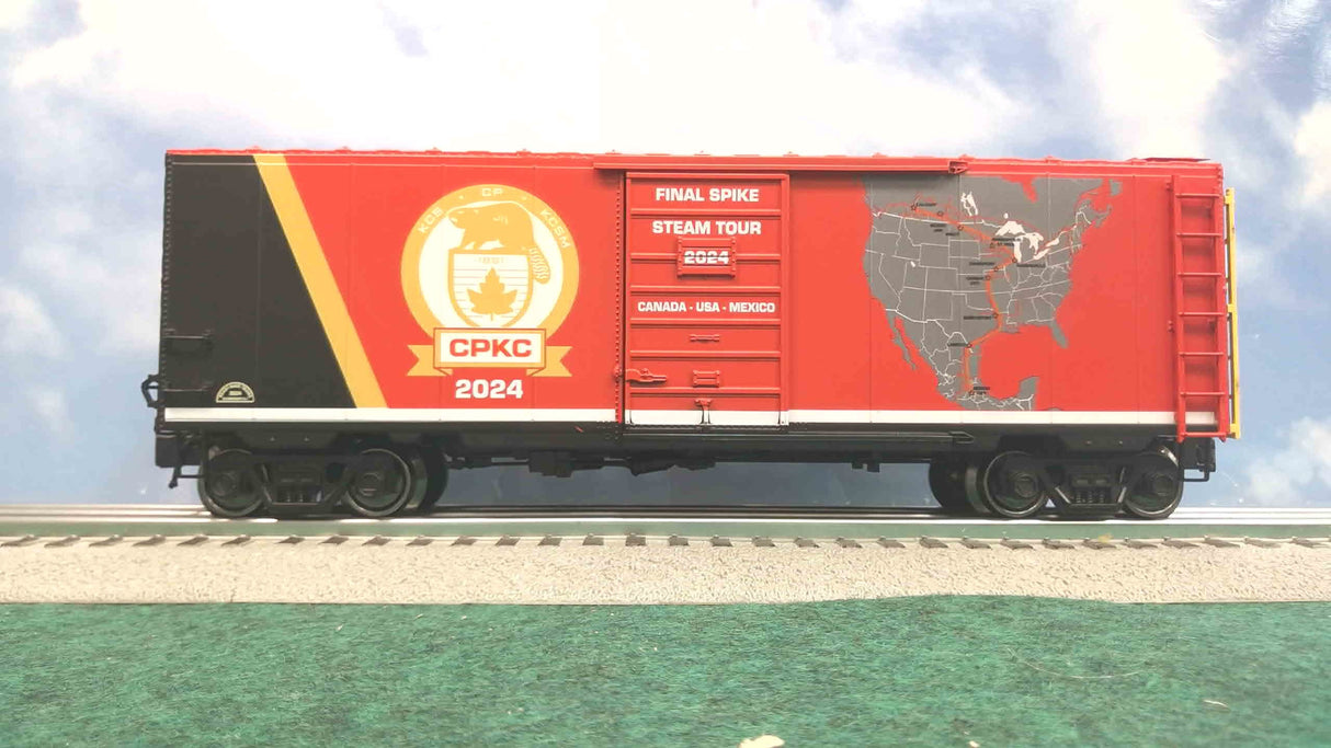 RMT-96455 40" PS-1 Boxcar "Canadian Pacific Kansas City" #2024 (Steam Tour)