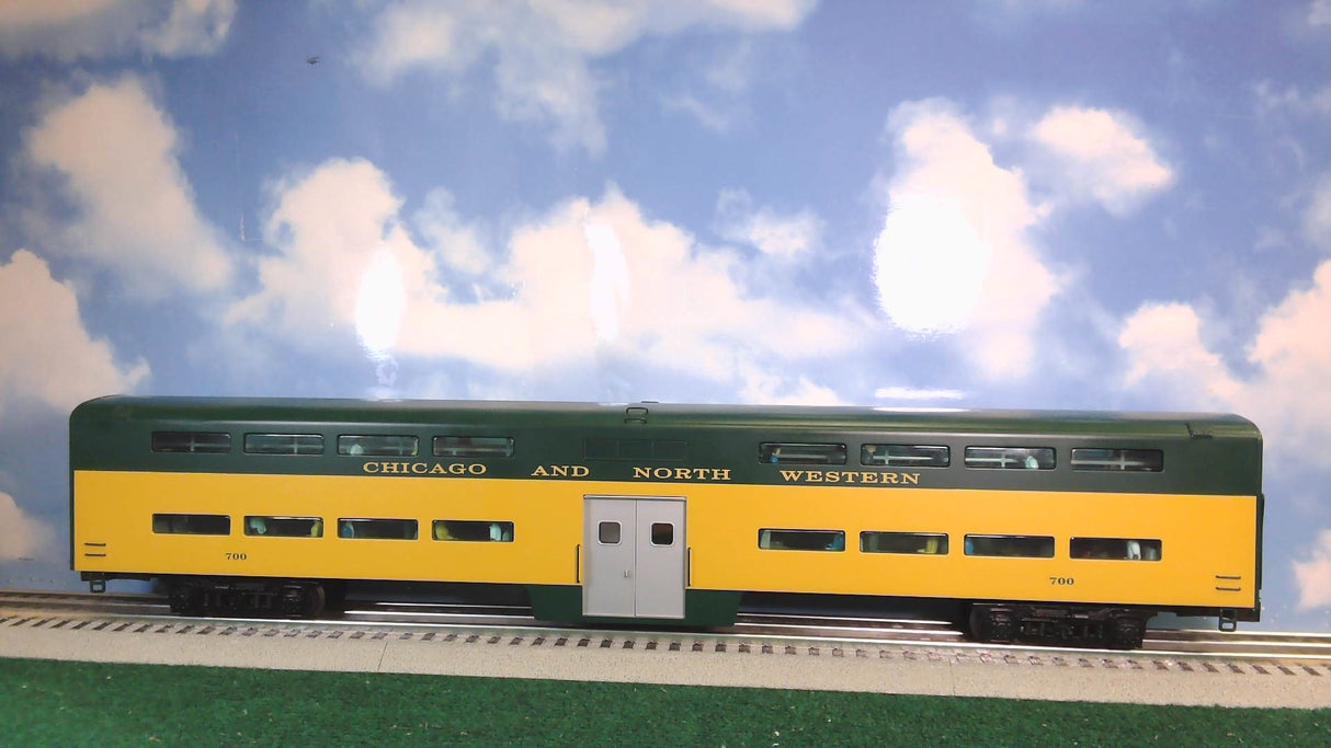 K-Line O Aluminum Chicago and Northwestern 6 Passenger Car Set