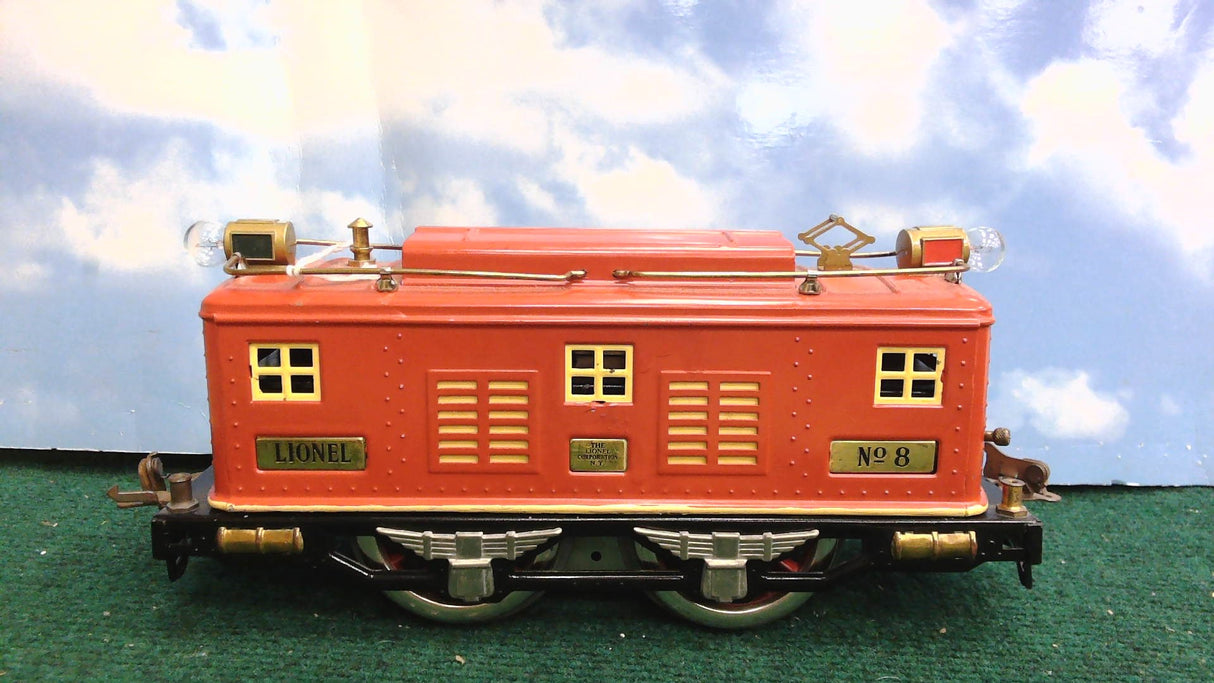 Lionel No. 8 Prewar Standard Gauge Engine RESTORED