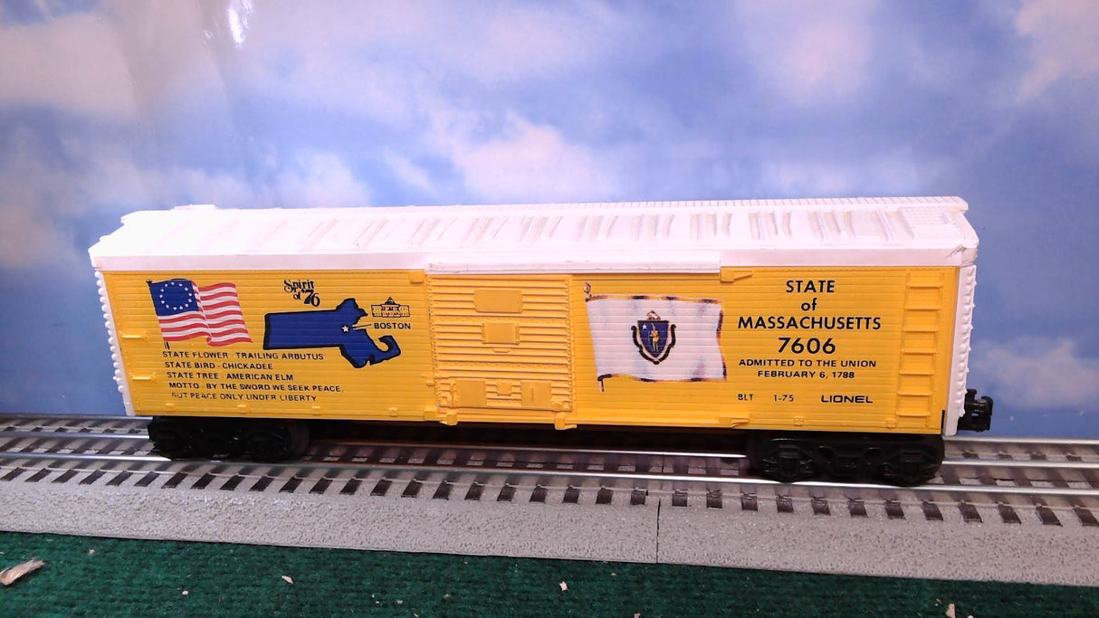 Lionel 6-7606 Spirit of 76 Massachusetts Boxcar
