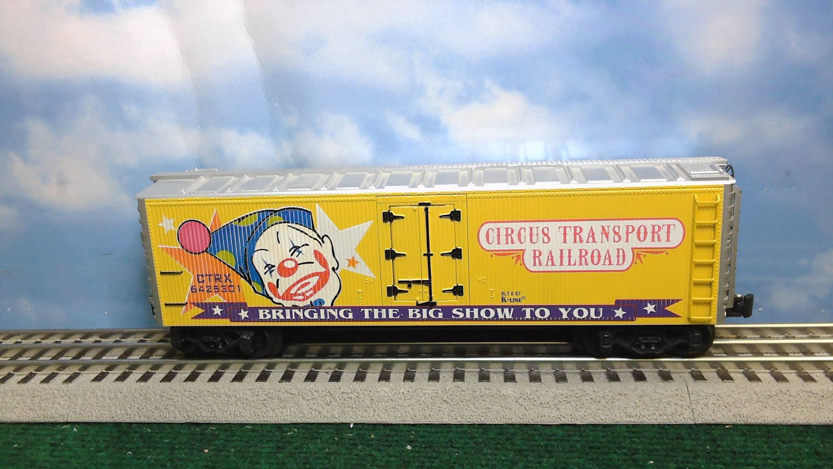 K-Line K642-5301 Circus Transport Railroad Double Decker Stockcar