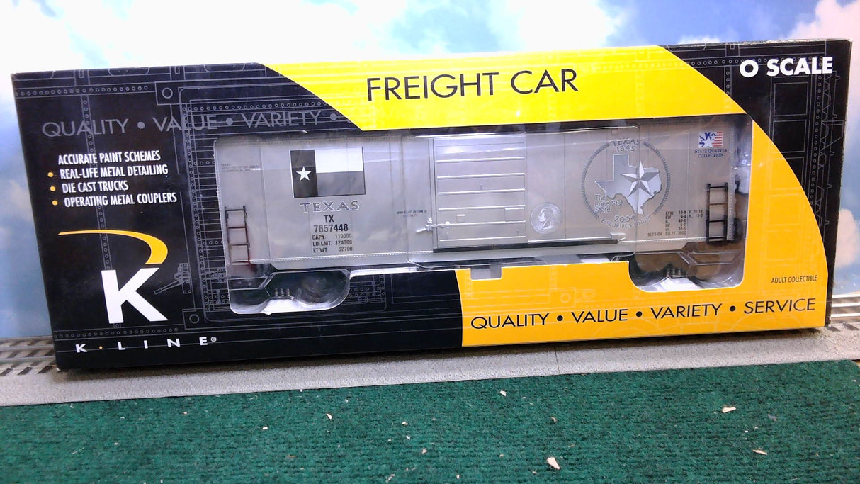 K-Line K765-7448 Texas Commemorative Quarter Box Car Bank