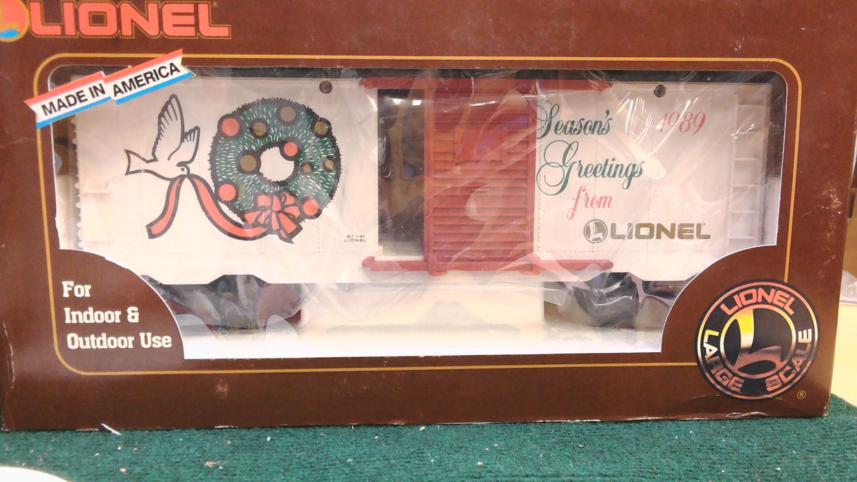 Lionel 8- 87006 Christmas Car 1989