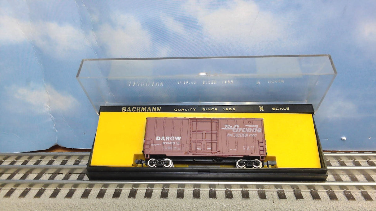Bachman 5123 41'HI CUBE BOX CAR- SMOOTH SIDES RIO GRANDE