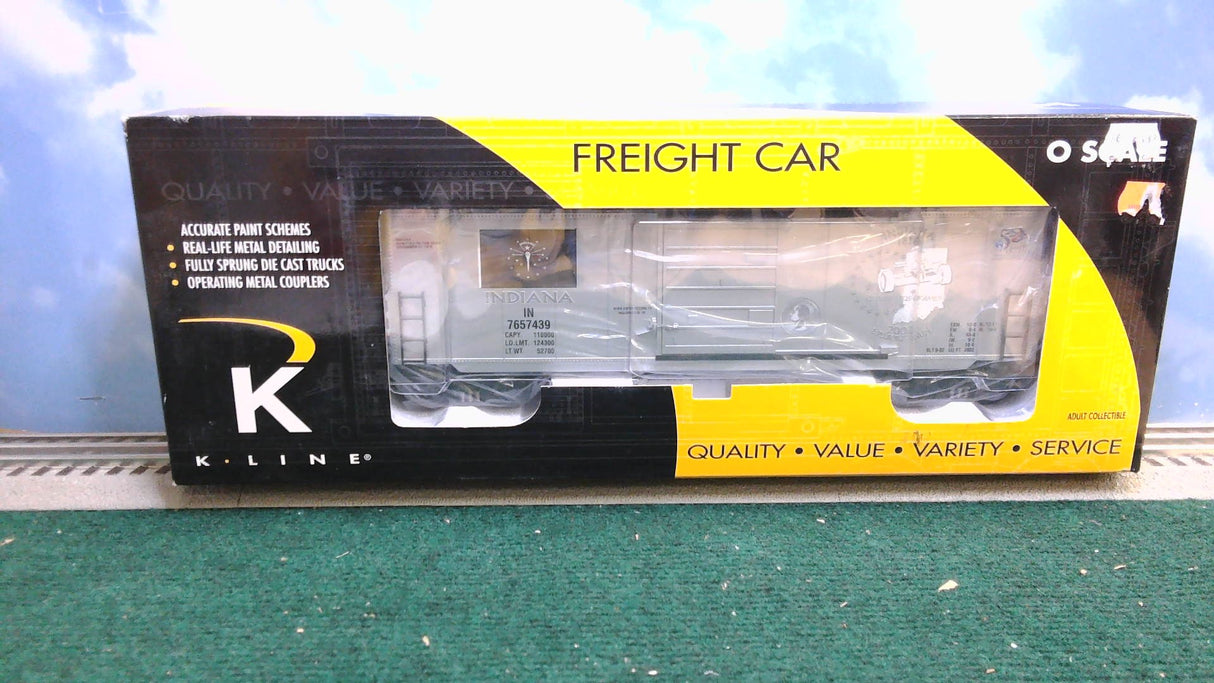 K-Line K765-7439 Indiana Commemorative Quarter Boxcar Bank