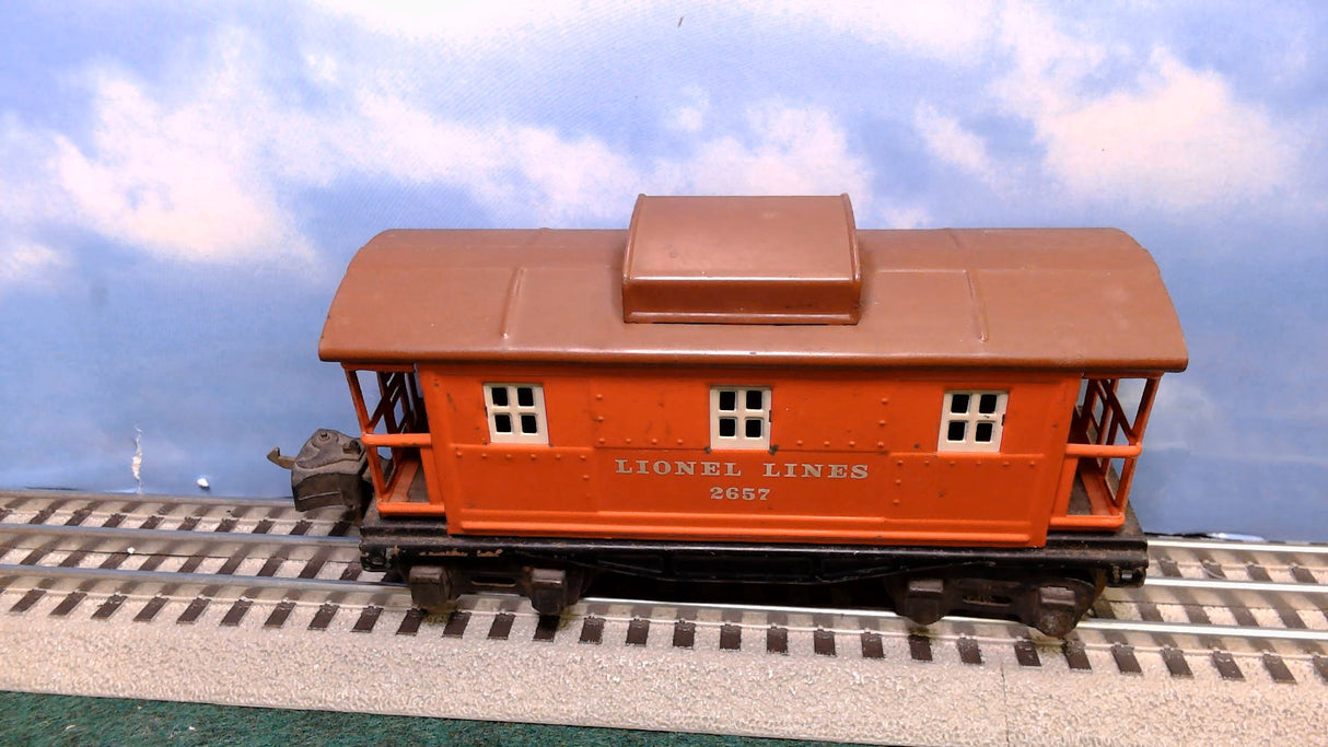 Lionel Lines Pre War Red Caboose 2657