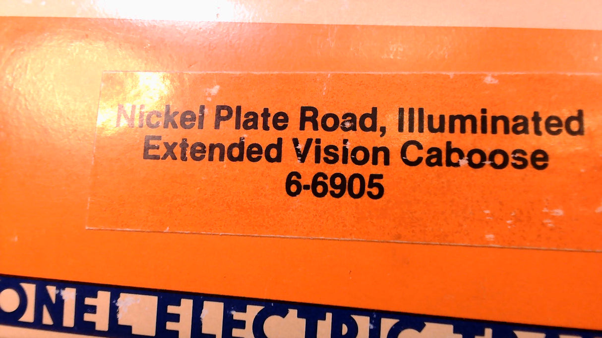 Lionel 6-6905 Nickel Plate Road Extended Vision Caboose