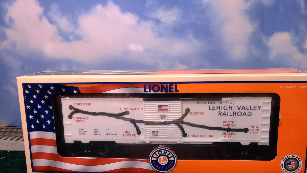 Lionel 6-58274 METCA Lehigh Valley Boxcar