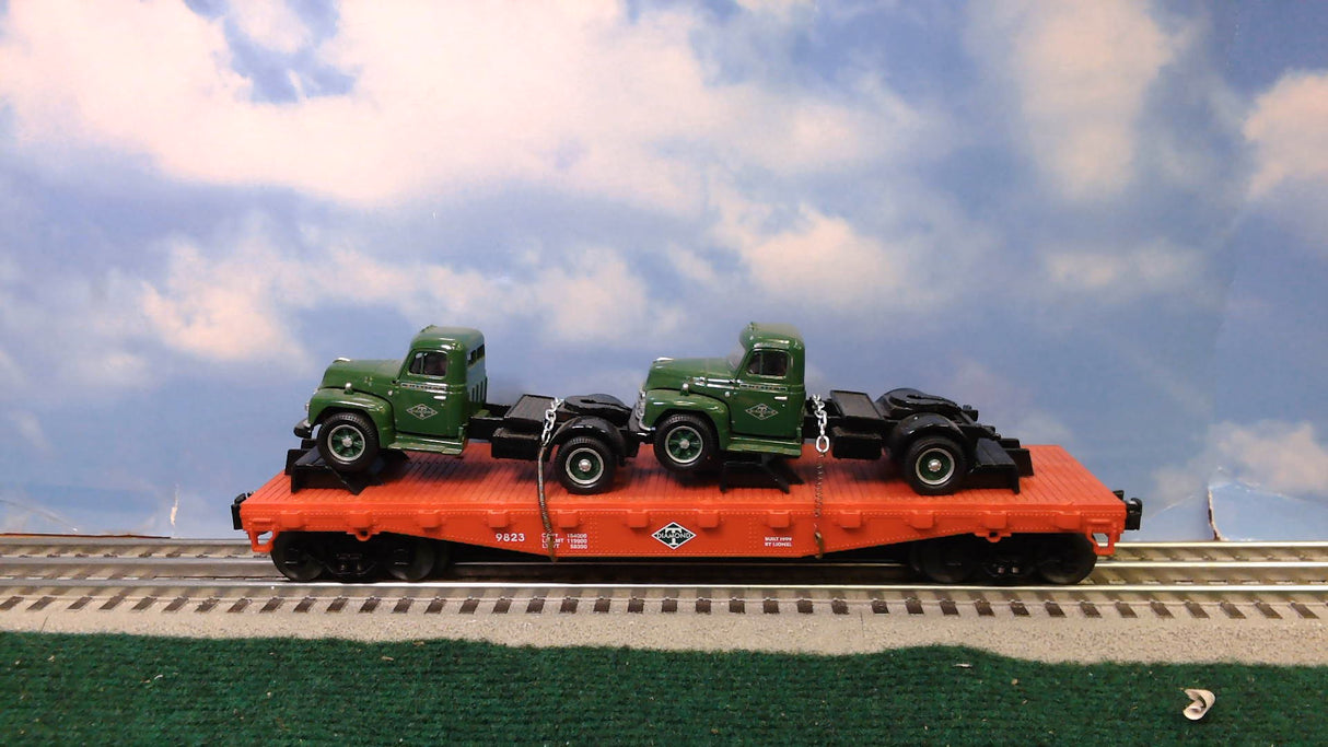 Lionel LNL6-17534 Dimond T Flatcar With Mack Truck8