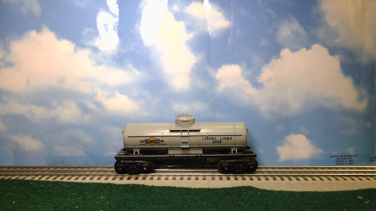 LIONEL SUNOCO SINGLE DOME TANK CAR #6035