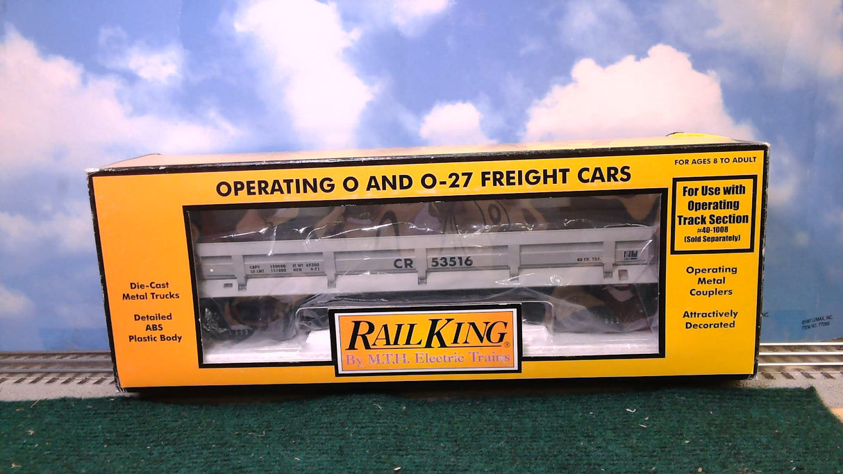 MTH RAILKING CONRAIL DUMP CAR W/OPERATING BAY 30-7934