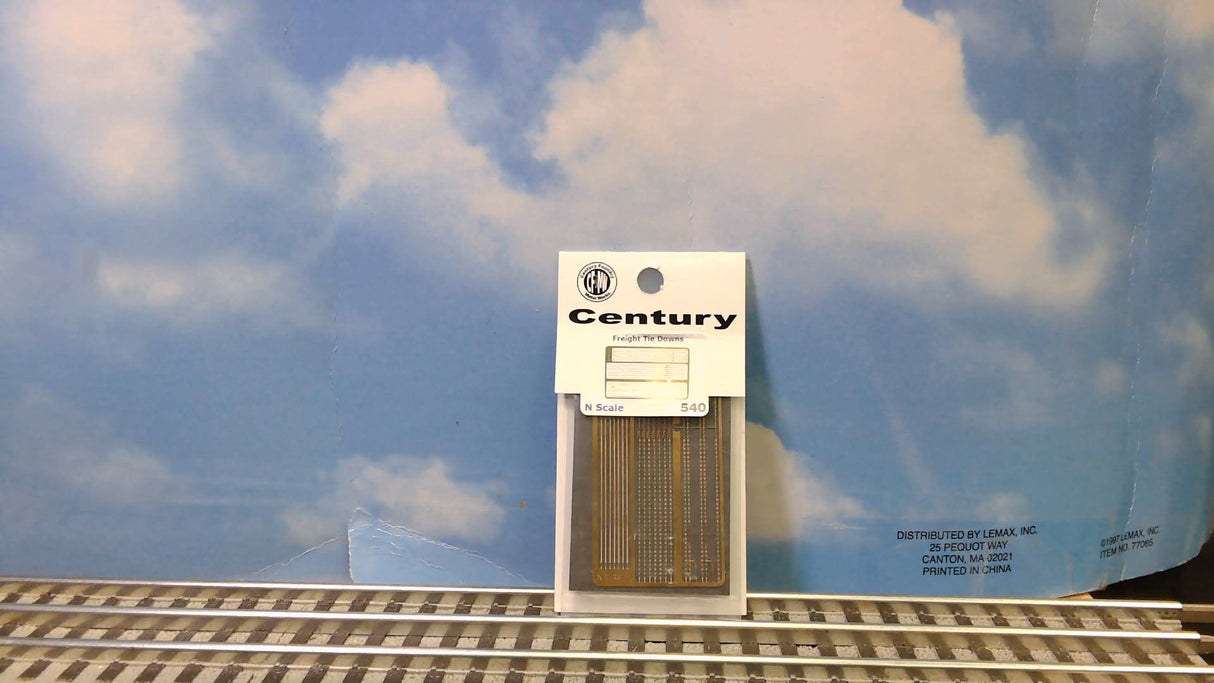 CENTURY FOUNDRY METAL WORKS CENTURY FREIGHT TIE DOWNS N-SCALE 540