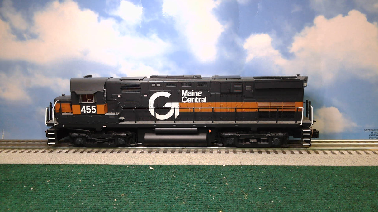 ATLAS O-SCALE C424 PHASE 1 DUMMY LOCOMOTIVE #1360-1 MAINE CENTRAL #455