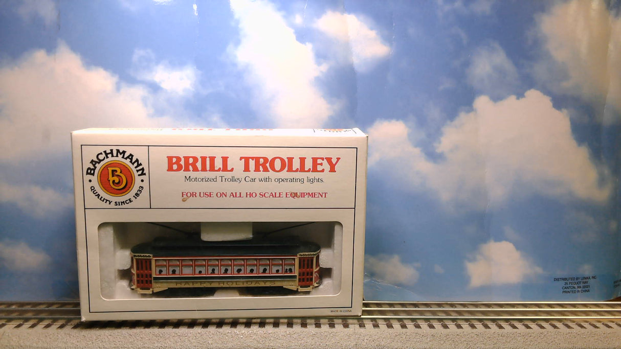 BACHMANN HO SCALE CHRISTMAS TROLLEY 61040