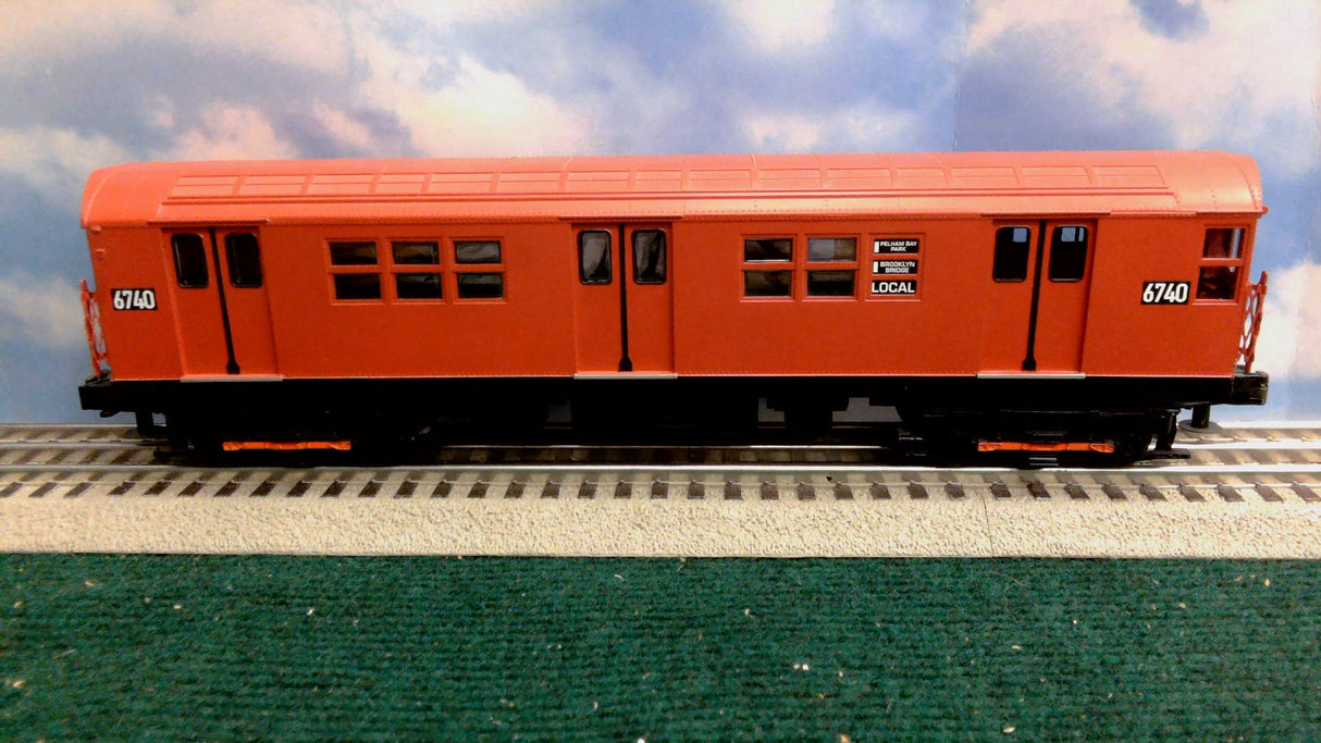 MTH 30-2392-0 Redbird R-17 4-Car Subway Set with Loco-Sound
