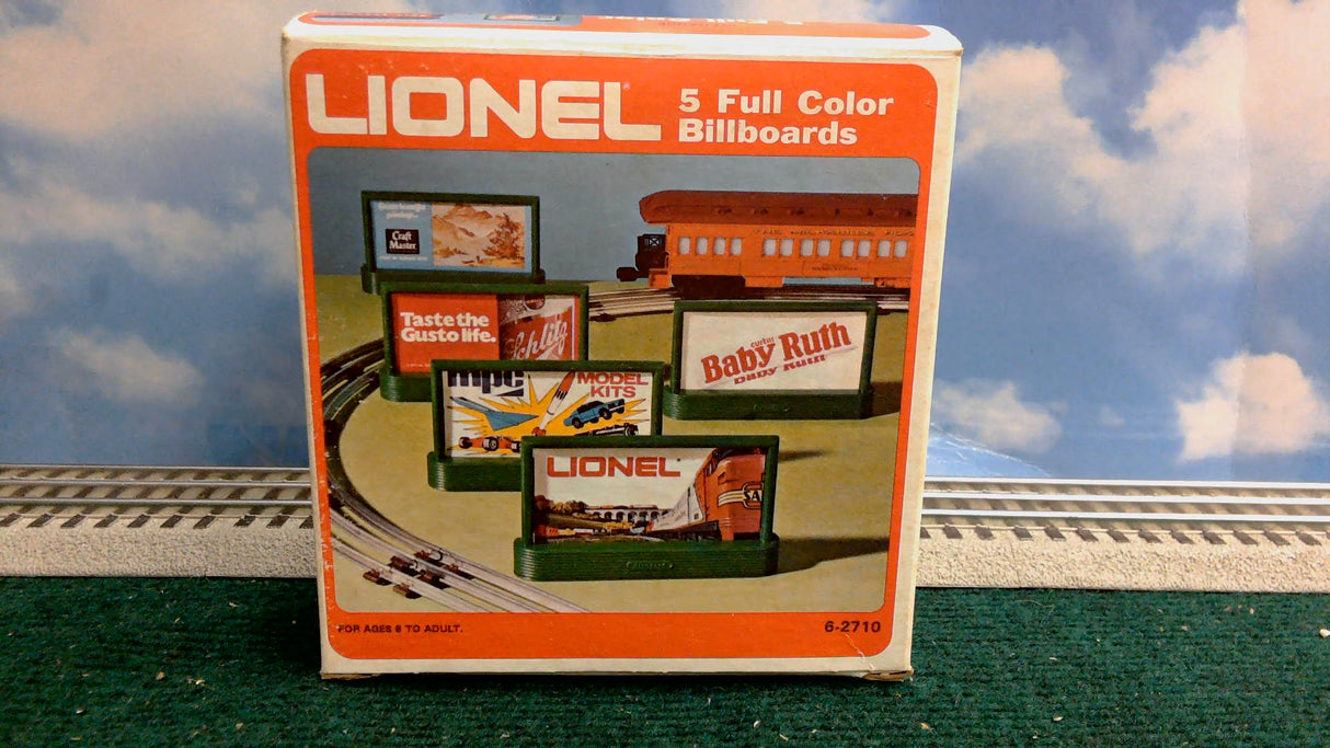 Lionel 5 Full Color Billboards 6-2710