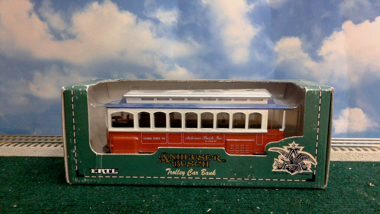 ERTL B601-10EO Anheuser Busch Trolley Car Bank 1994