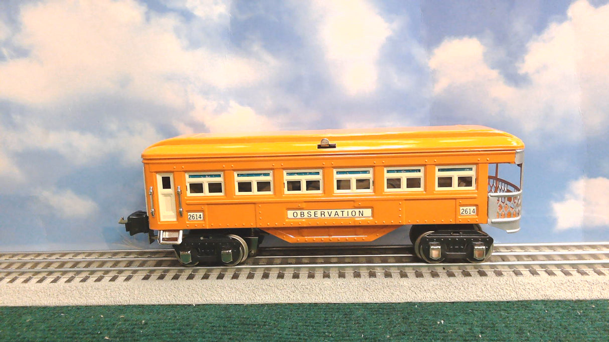 MTH 4-CAR O-GAUGE 2600 SERIES SET ORANGE 10-8013