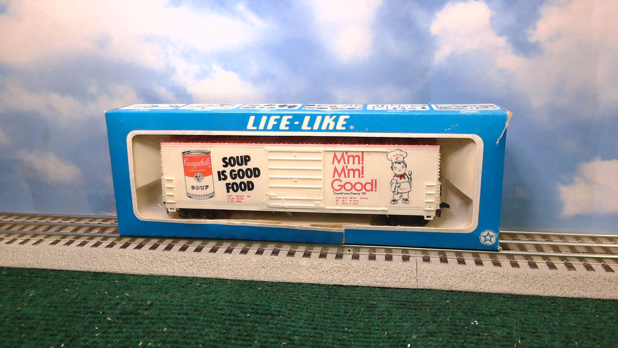 LIFE-LIKE HO-SCALE CAMPBELL SOUP COMPANY SET 8373