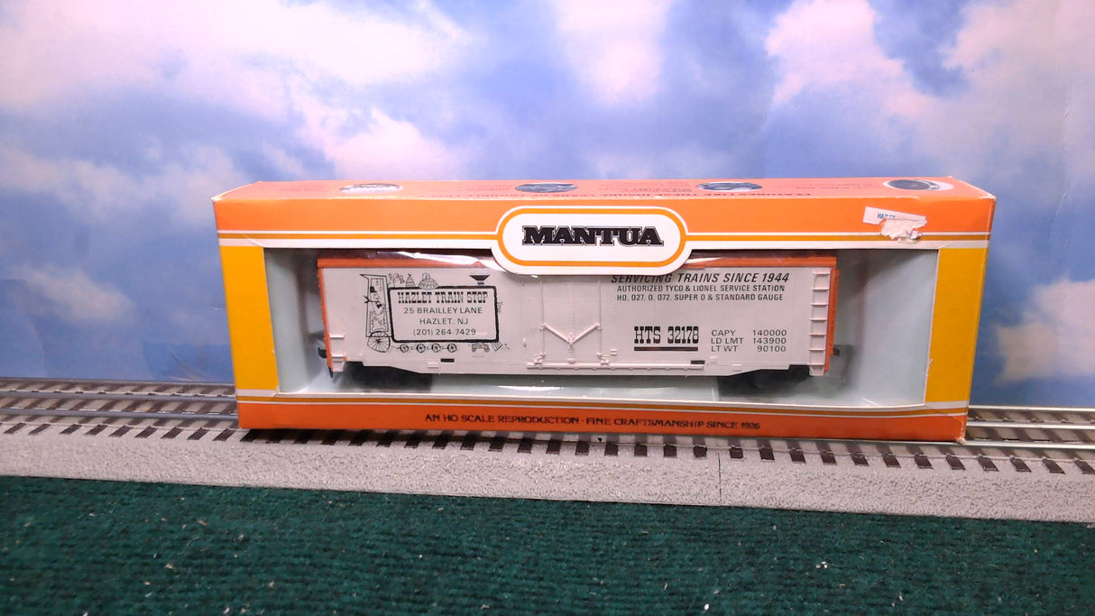 MANTUA HO-SCALE HAZLET TRAIN STOP BOXCAR HTS-32178