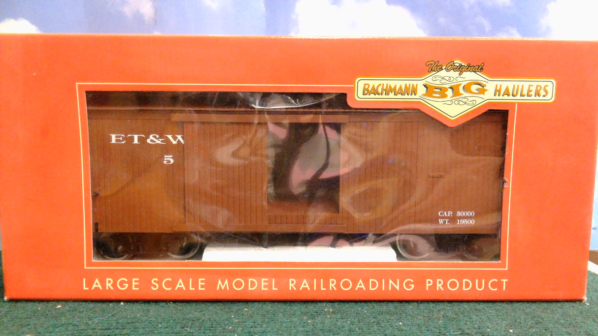 BACHMANN BIG HAULERS #93320 G BOX CAR ET & WNC