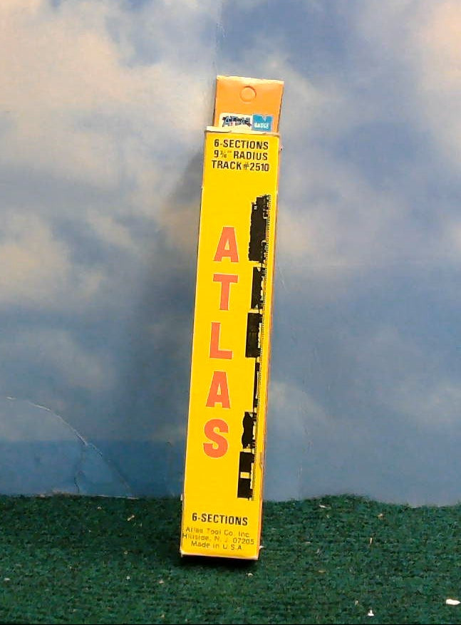 ATLAS N-GAUGE 9 3/4" RADIUS 6 TRACK SECTIONS #2510-100