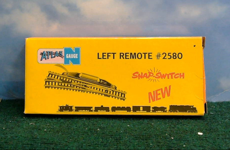 ATLAS N-GAUGE LEFT REMOTE SWITCH TRACK #2580
