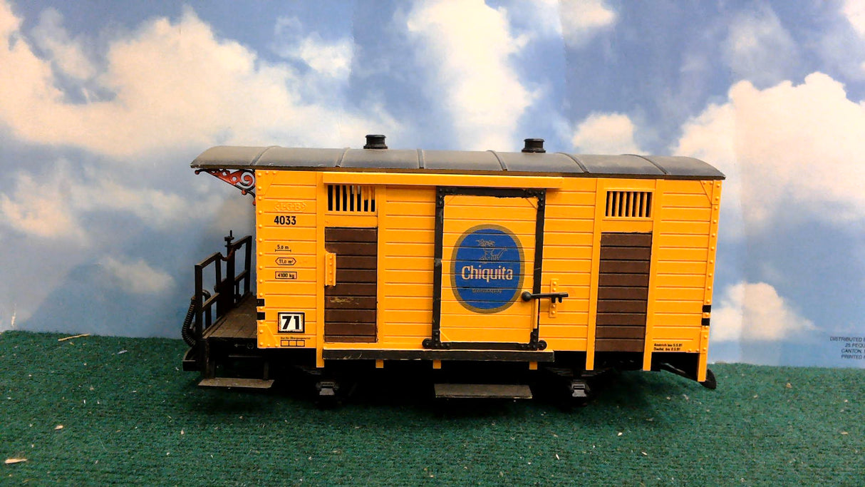 LGB G-GAUGE CHIQUITA BANANA FREIGHT CAR 5080