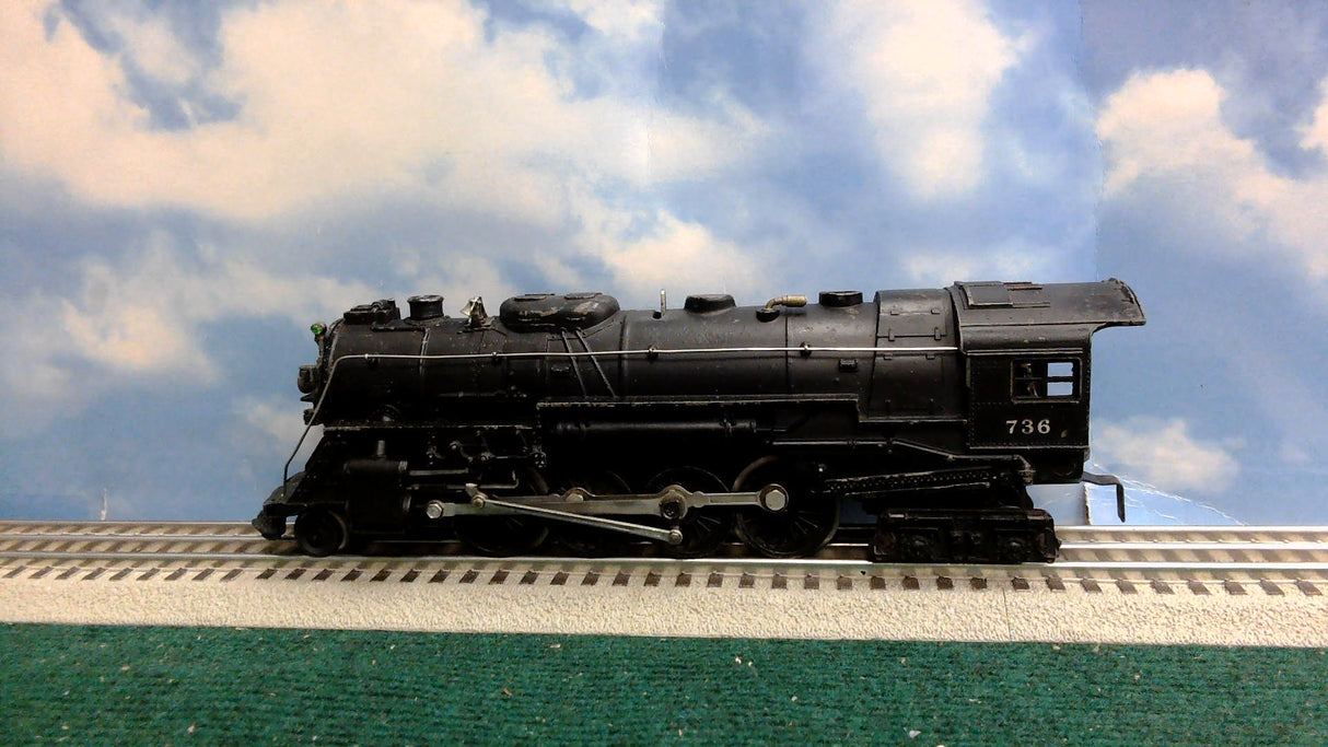 Lionel Postwar O Gauge 736 Berkshire 2-8-4 Steam Locomotive
