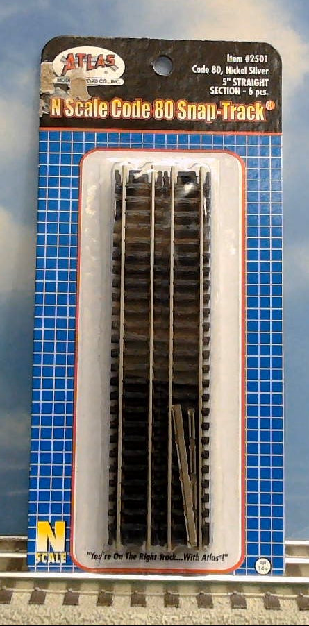 ATLAS N CODE 80 SNAP-TRACK 2501