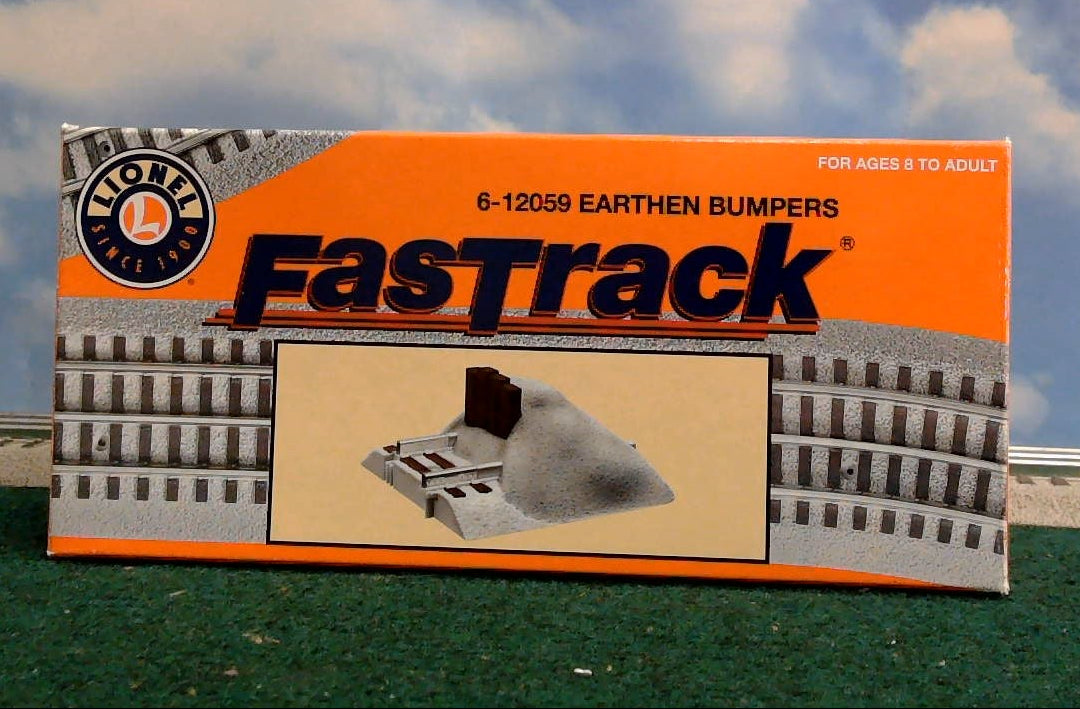 LIONEL 6-12059 FAST TRACK EARTHEN BUMPERS