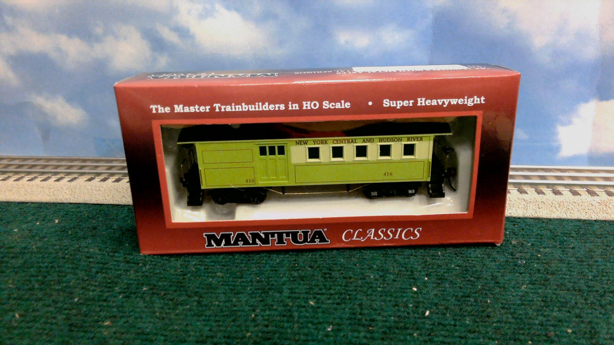 MANTUA CLASSICS #717110 1860 WOODEN PASSENGER CAR NYC & HUDSON