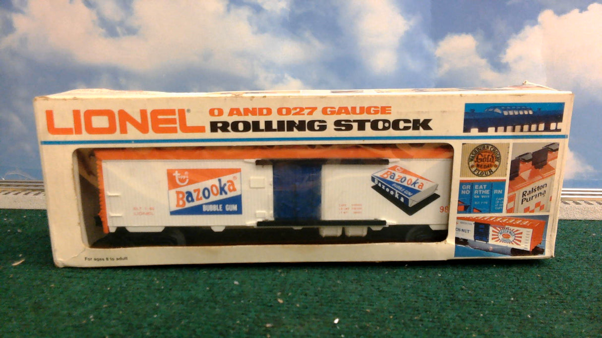 LIONEL 6-9817 BAZOOKA BUBBLE GUM BILLBOARD REEFER CAR