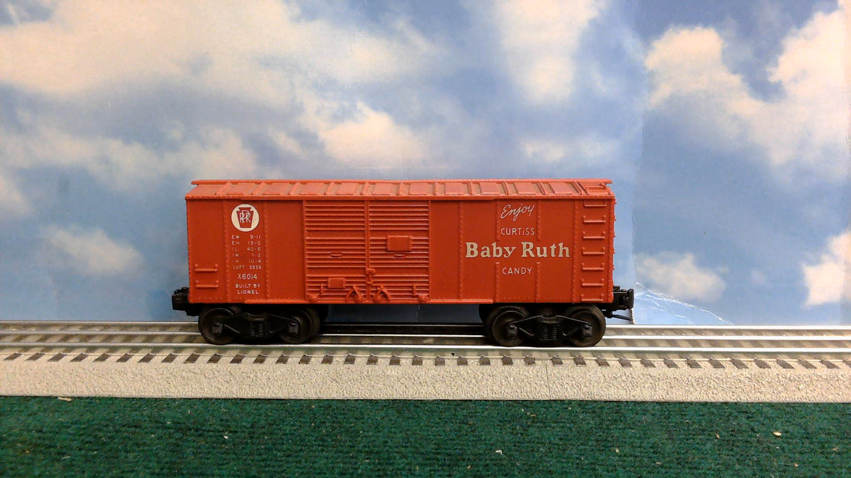 Lionel X6014 Baby Ruth PRR Double Door Box Car