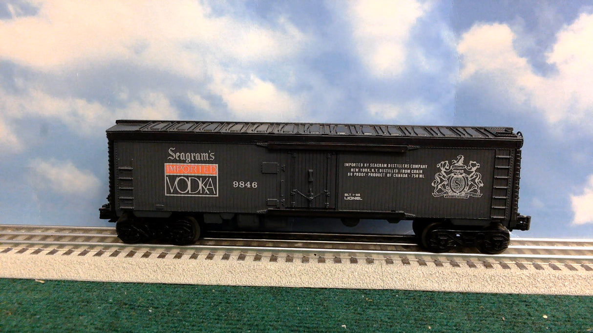 LIONEL 6-9846 SEAGRAM'S VODKA BILLBOARD REEFER CAR