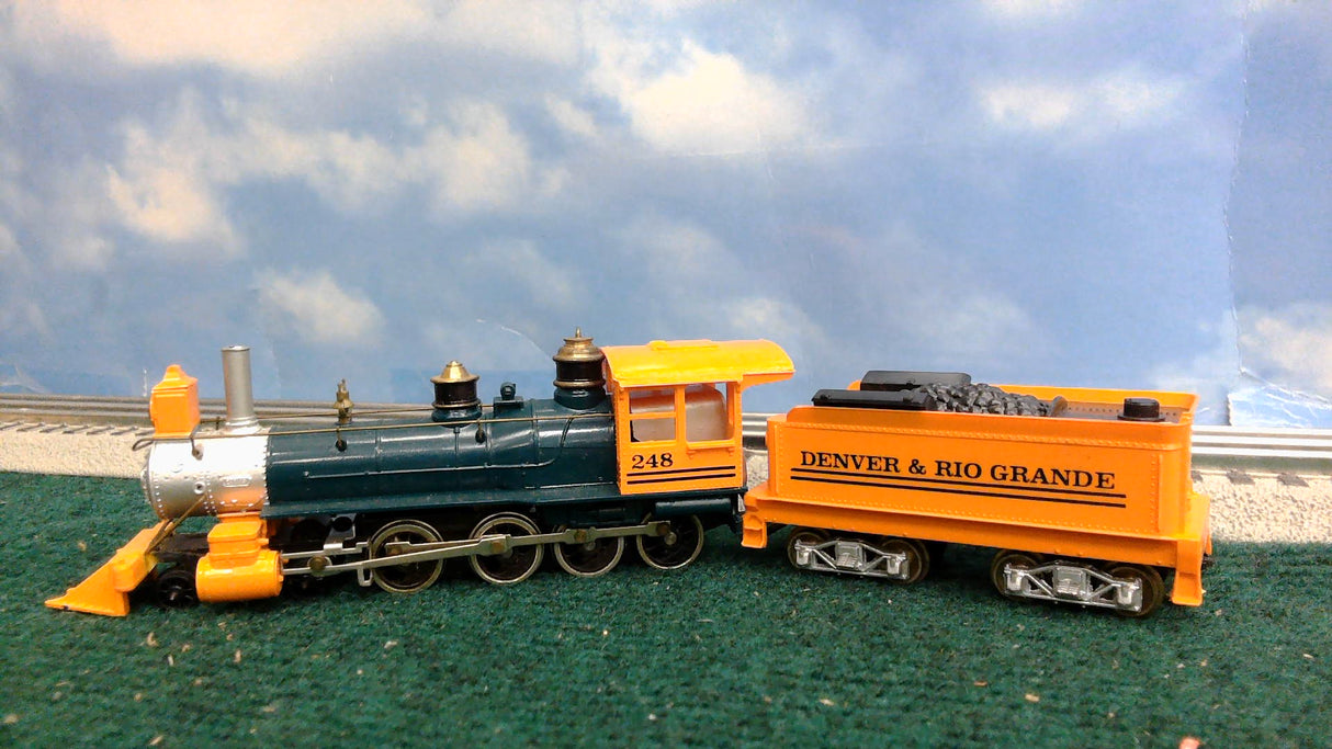 TYCO HO SCALE DENVER & RIO GRANDE #248 STEAM ENGINE