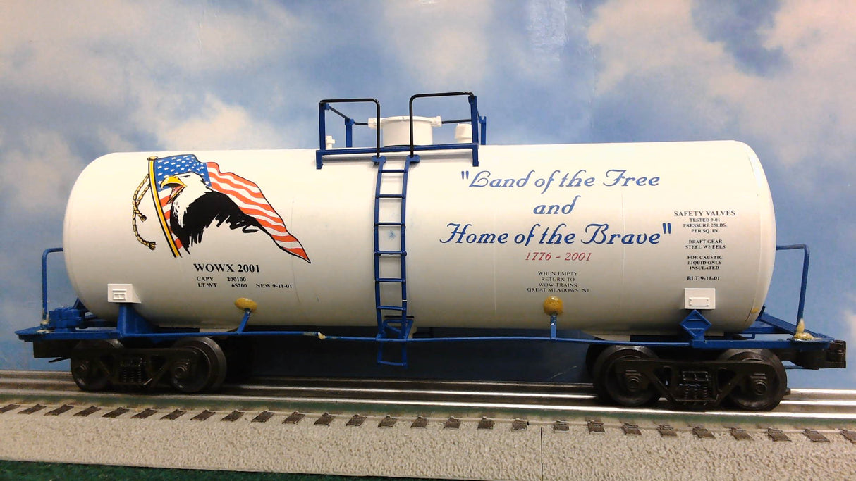 Weaver O 2001 Patriotic Tank Car