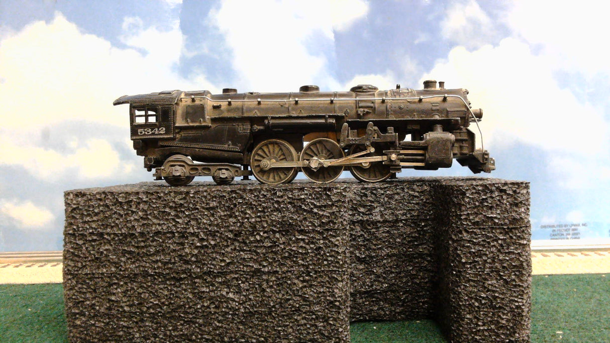 LIONEL 5342 OO SCALE ENGINE AS IS MISSING FRONT TRUCKS NO TENDER