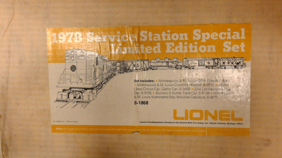 Lionel 6-1868 1978 Lionel Service Station Special Limited Edition